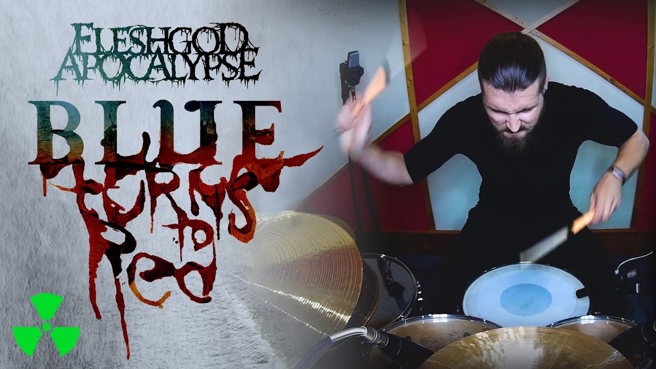 FLESHGOD APOCALYPSE - Blue (Turns To Red) (OFFICIAL DRUM PLAYTHROUGH)