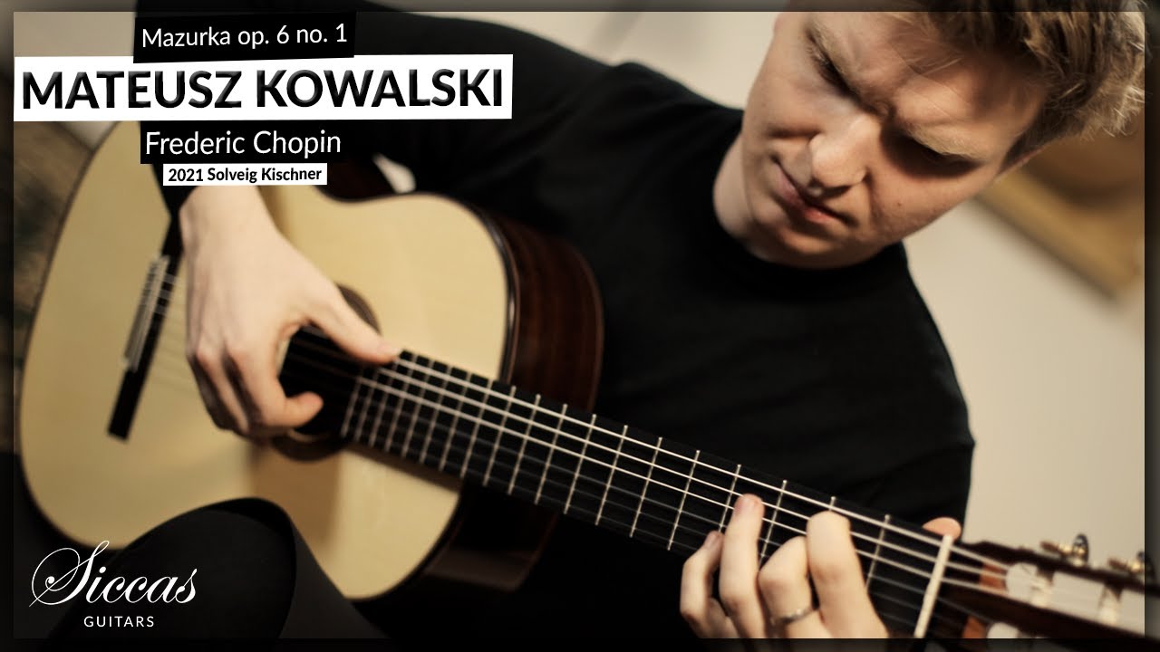 Mateusz Kowalski plays Mazurka in f sharp op. 6 no. 1 by F. Chopin on a 2021 Solveig Kirschner
