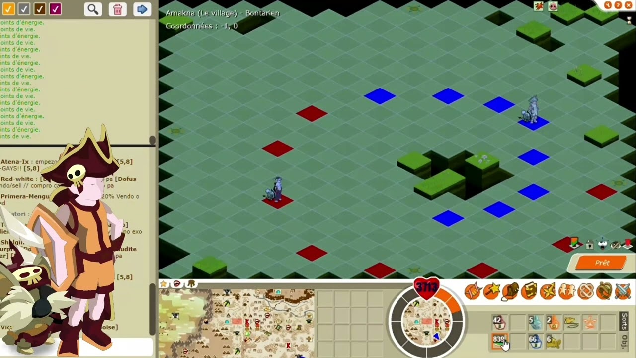 [Dofus Rétro Eratz PVP] Mateus-ll (osamodas) vs Sram-Sacri-Cra-Sadida