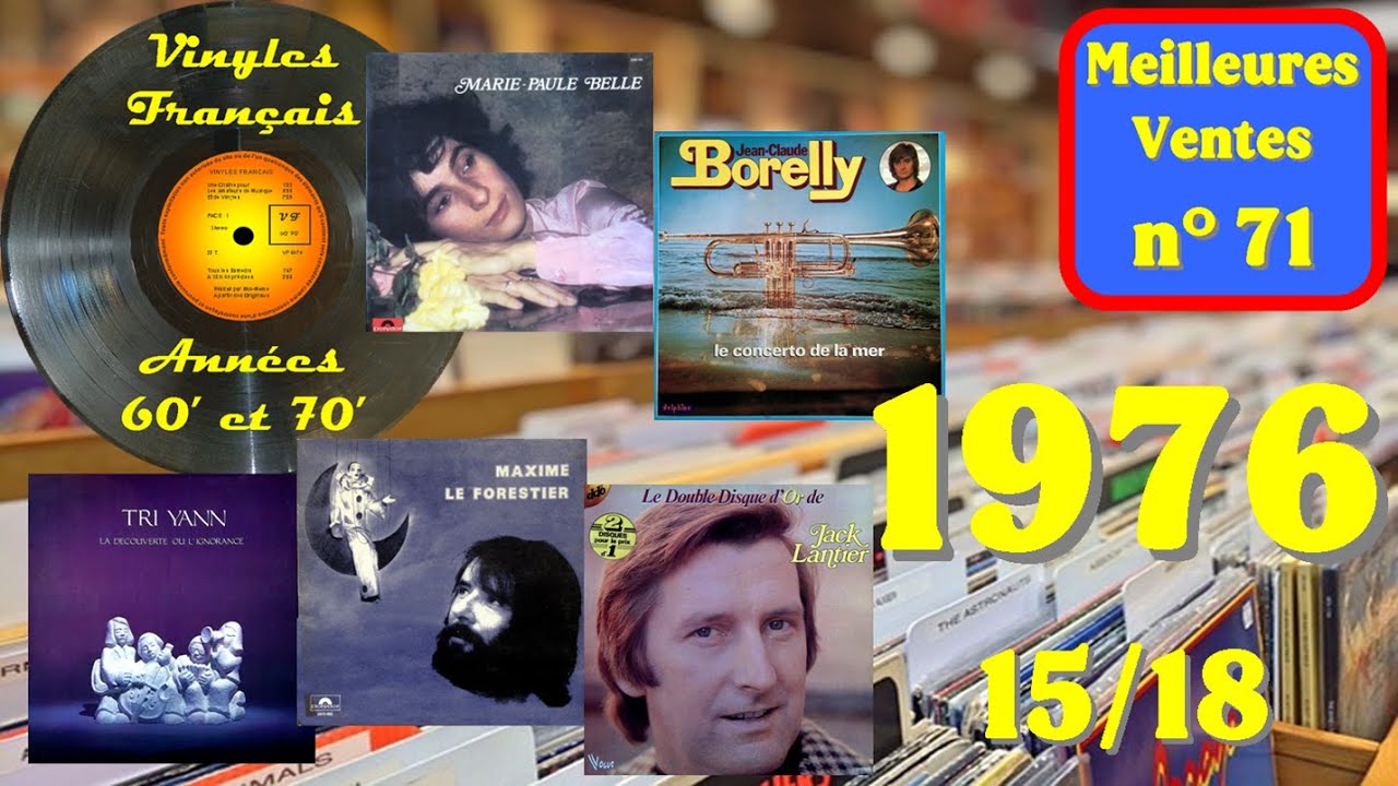 Meilleures ventes n° 71 - Vinyles francais