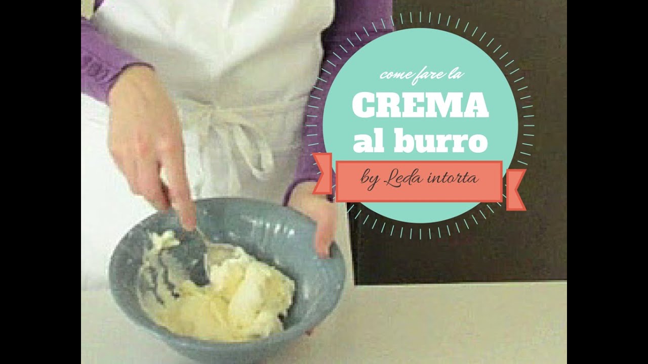 come fare la crema al burro.