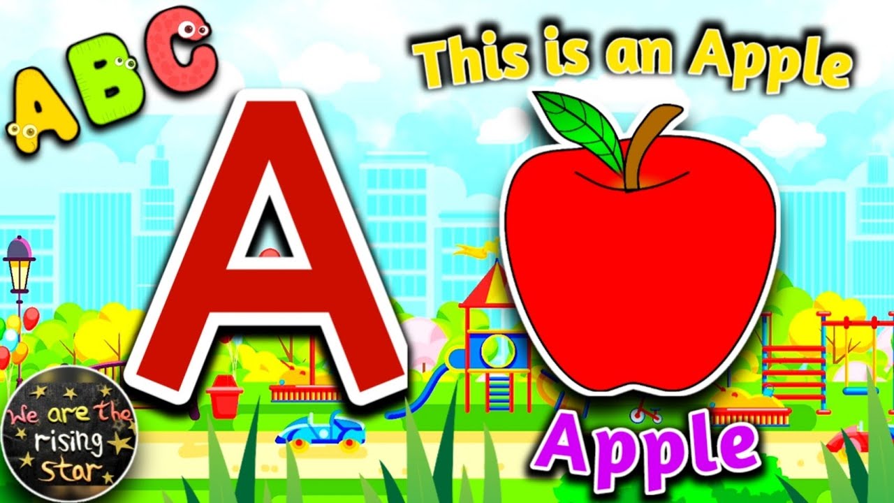 ABCD | Learn grammar for kids | A for Apple | WATRstar