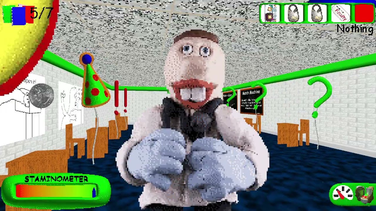 Baldi's Basics Plus прошёл без смертей