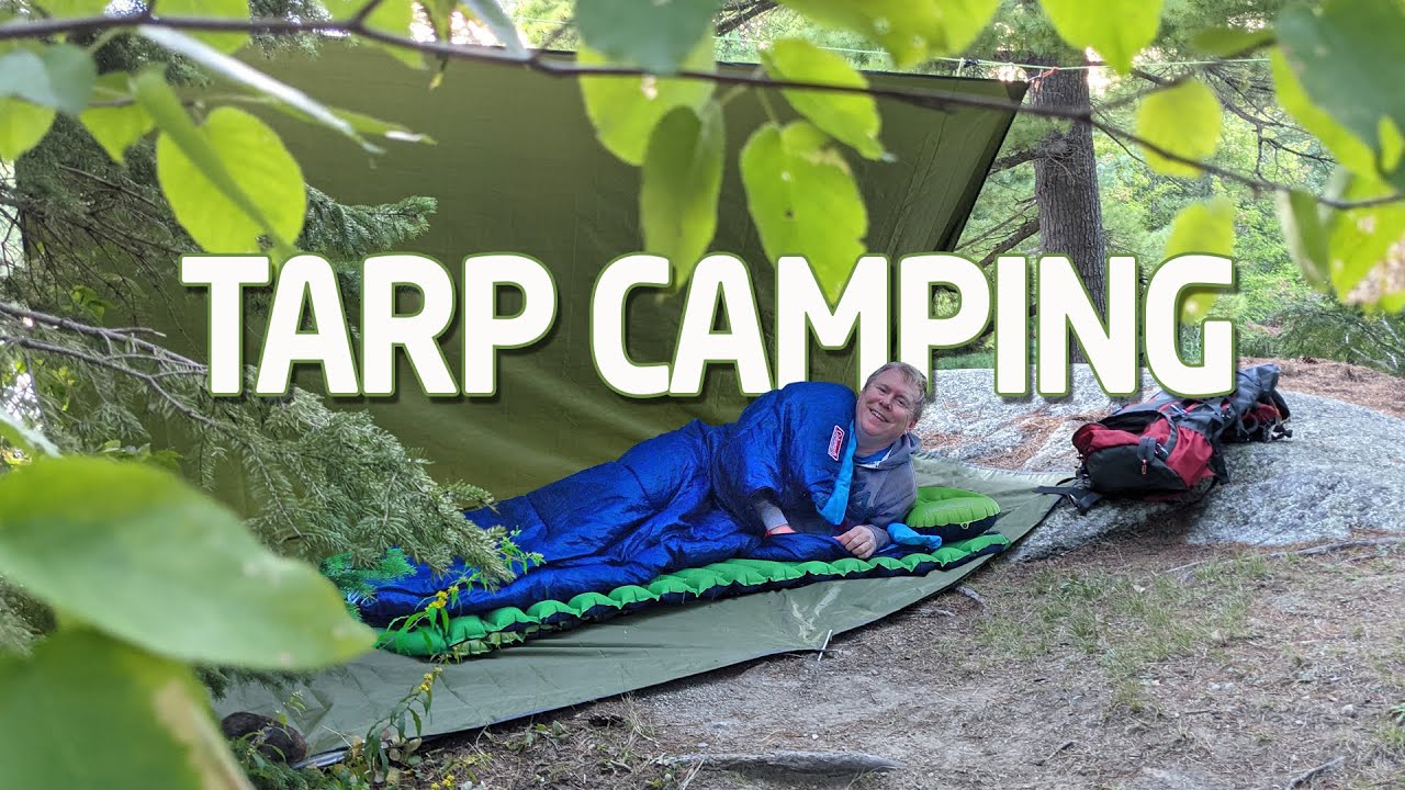 TARP CAMPING under the stars.