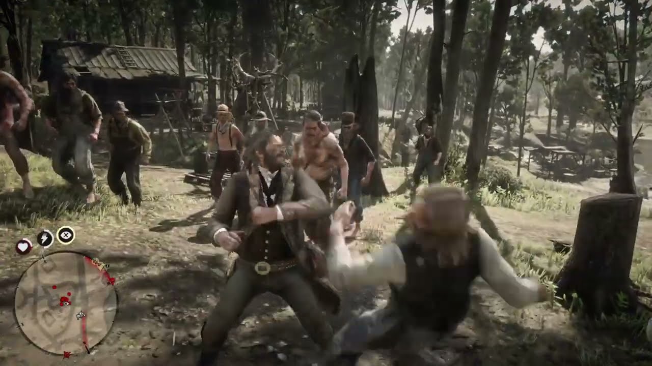 Red Dead Redemption 2 Mutant Cowboy Fight Murfree Brood