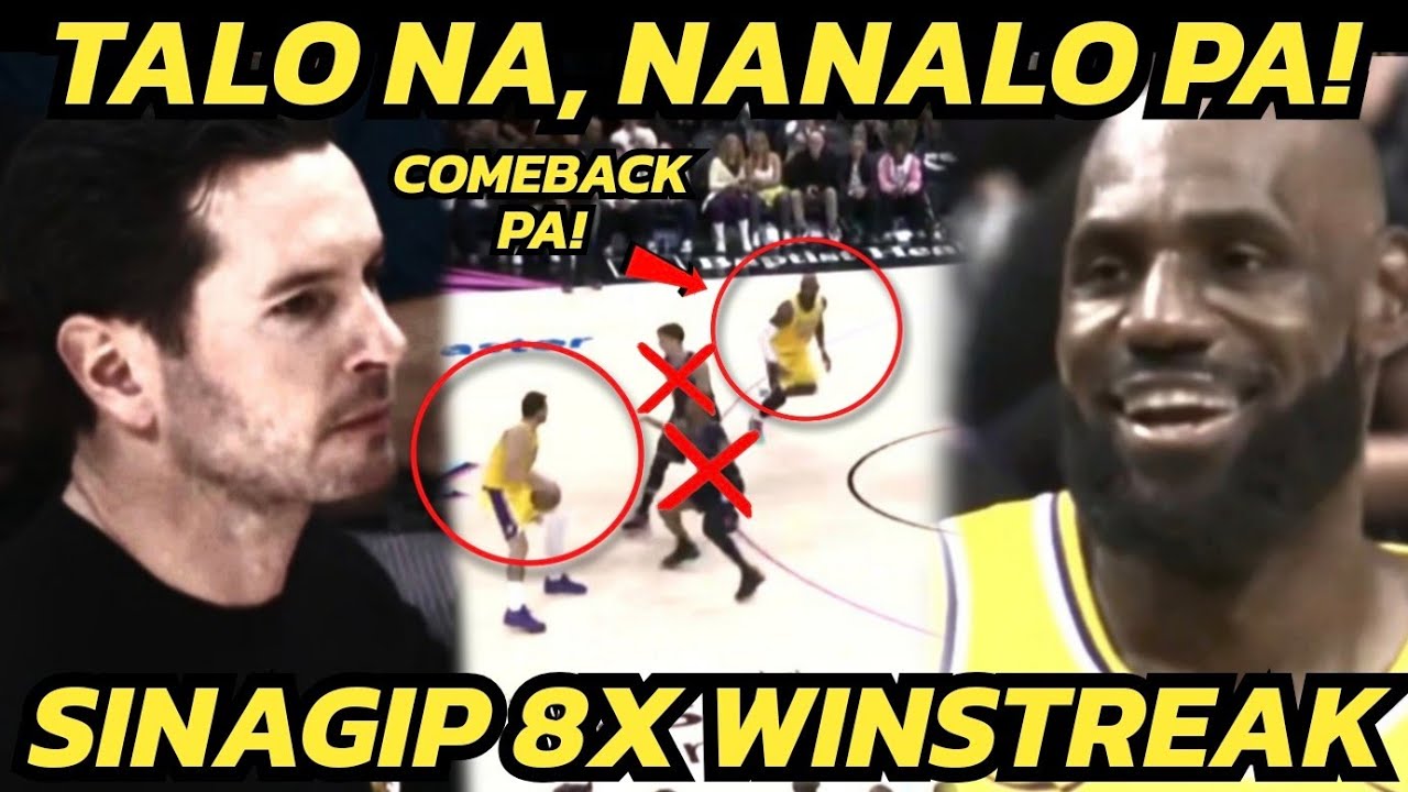 Ito ang NAKAKABILIB NA DISKARTE sa COMEBACK na Ginawa nila LEBRON JAMES kontra MIAMI HEAT! ANLAKAS!