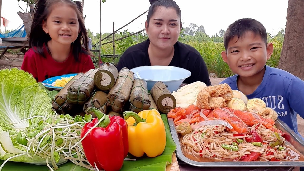 ส้มตำแซลมอน กินกับหมูยอห่อใบตองทั้งหิวทั้งแซ่บ 31 ตุลาคม ค.ศ. 2021