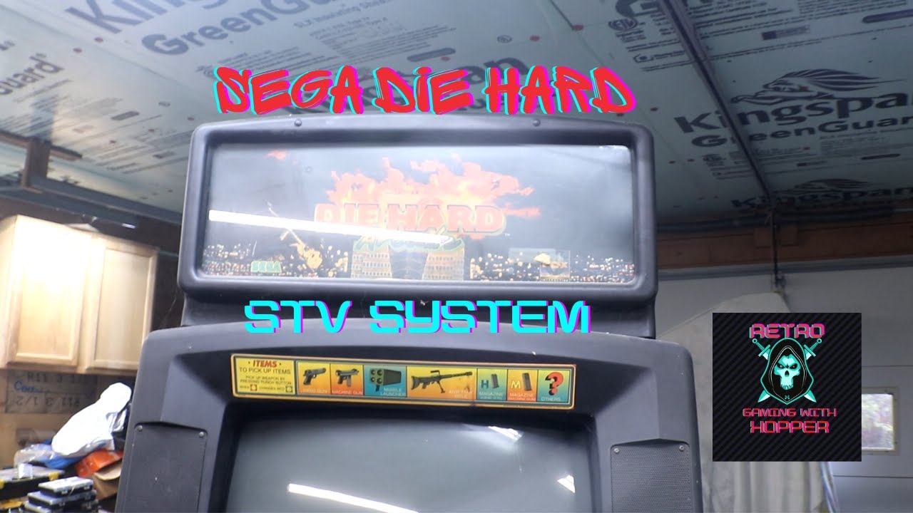 1996 Sega Die Hard Arcade STV System / Big Ole Cabinet / First Look Ep 1