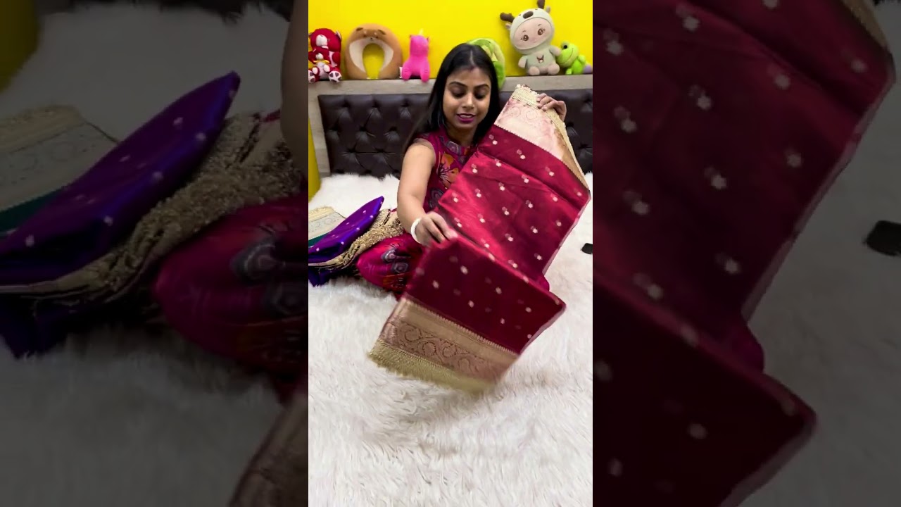 Masterpiece Designer Tissue Banarasi Saree | Sabyasachi Inspired Luxury Bridal Collection