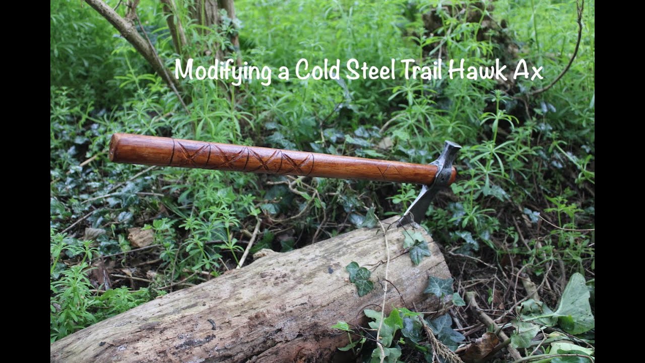 How to modify and customise my first tomahawk. Bushcraft axe