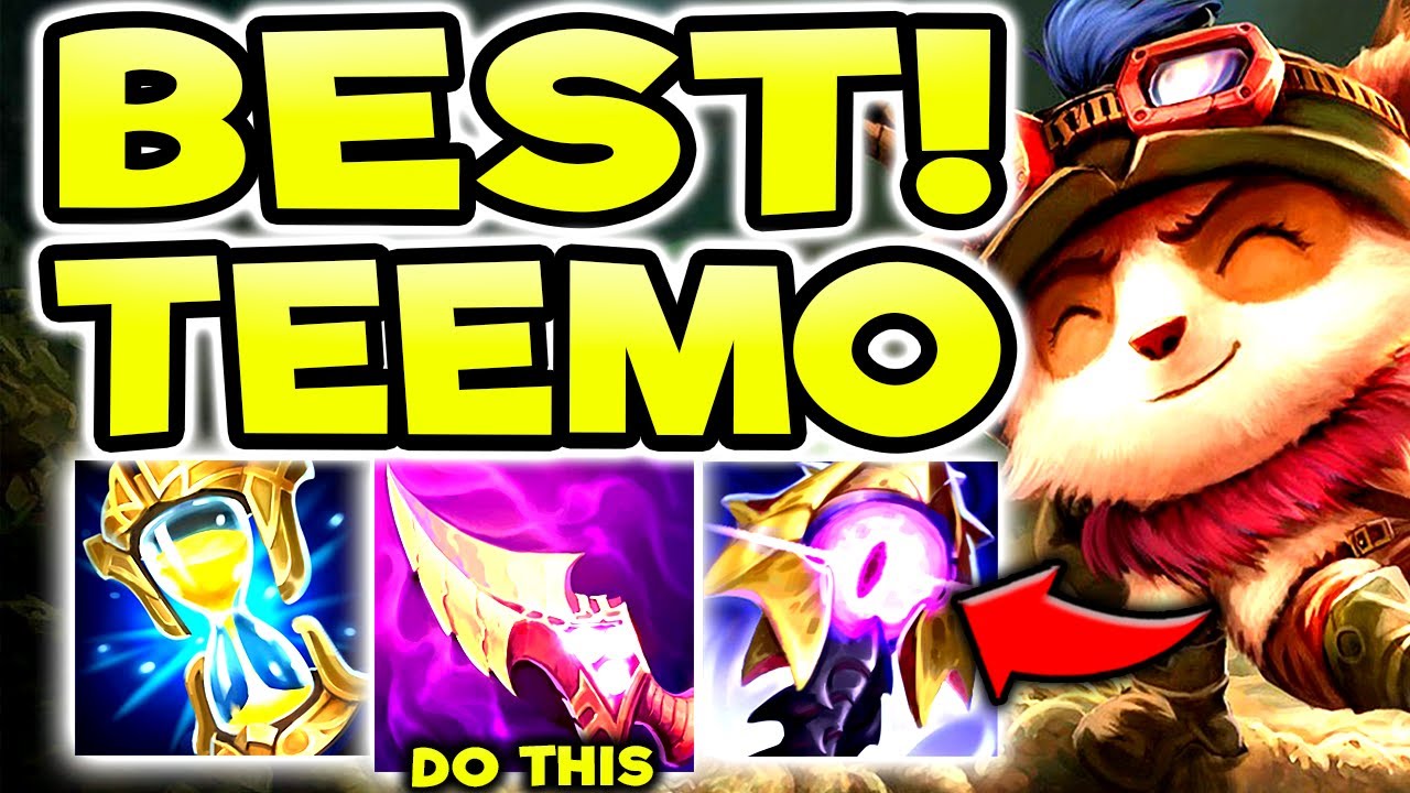 TEEMO TOP DEMOLISHES ALL BROKEN TOPLANERS LIKE A BEAST! (HIGH W/R) - S13 Teemo TOP Gameplay Guide