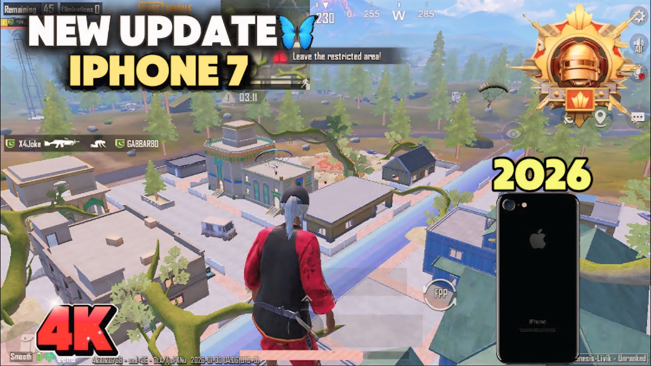 iPhone 7 Pubg test 2026 | iPhone 7 pubg in 2026