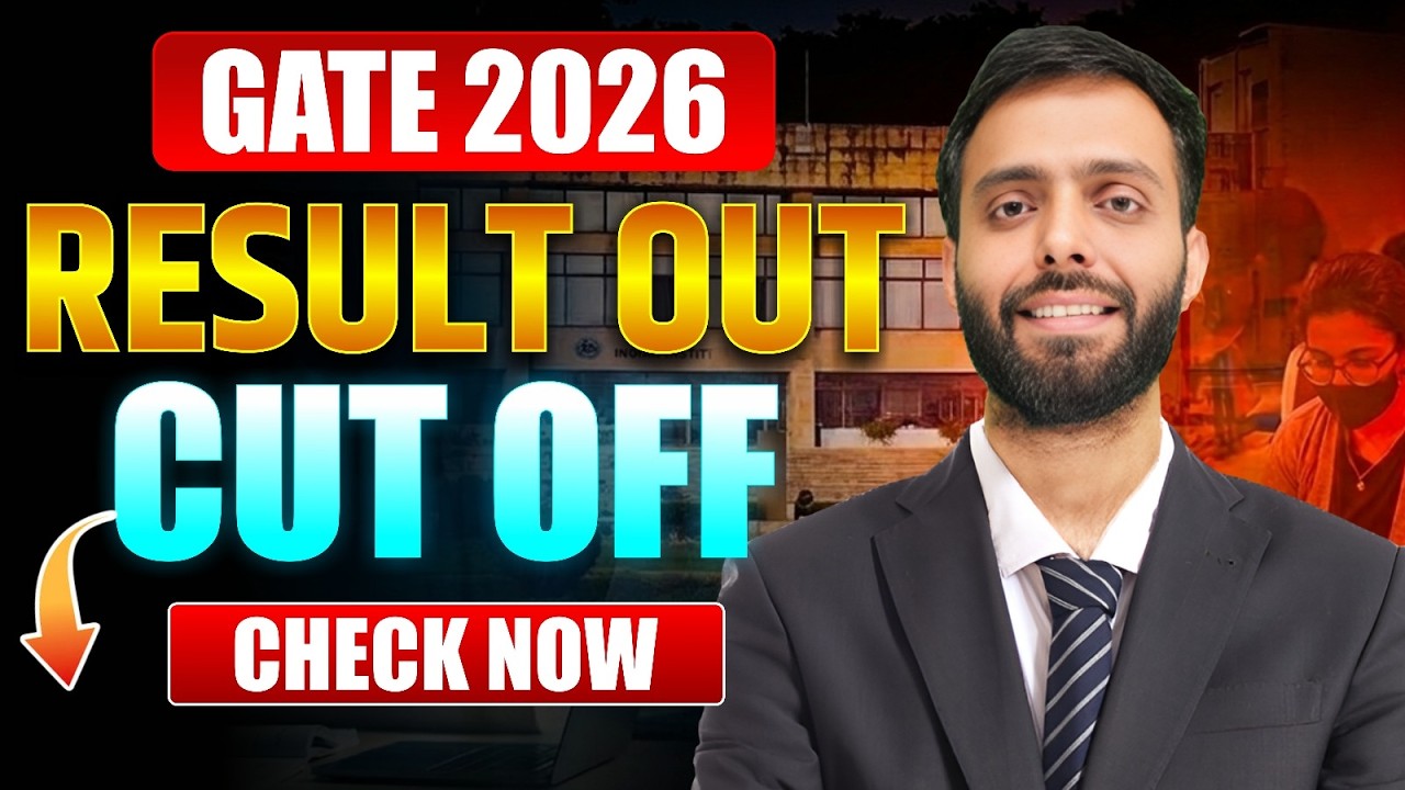 GATE 2026 Result OUT | CUT OFF