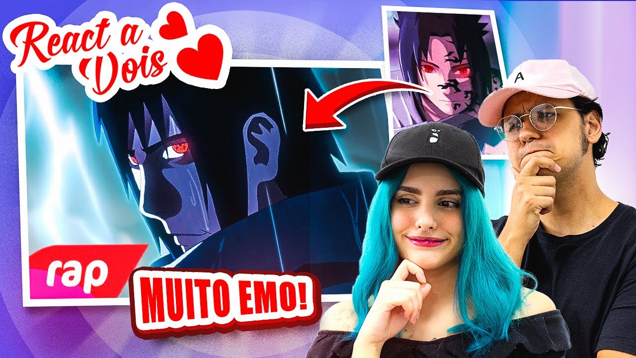 REACT Rap do Sasuke (É RUIM?) - O RENEGADO | 7 Minutoz