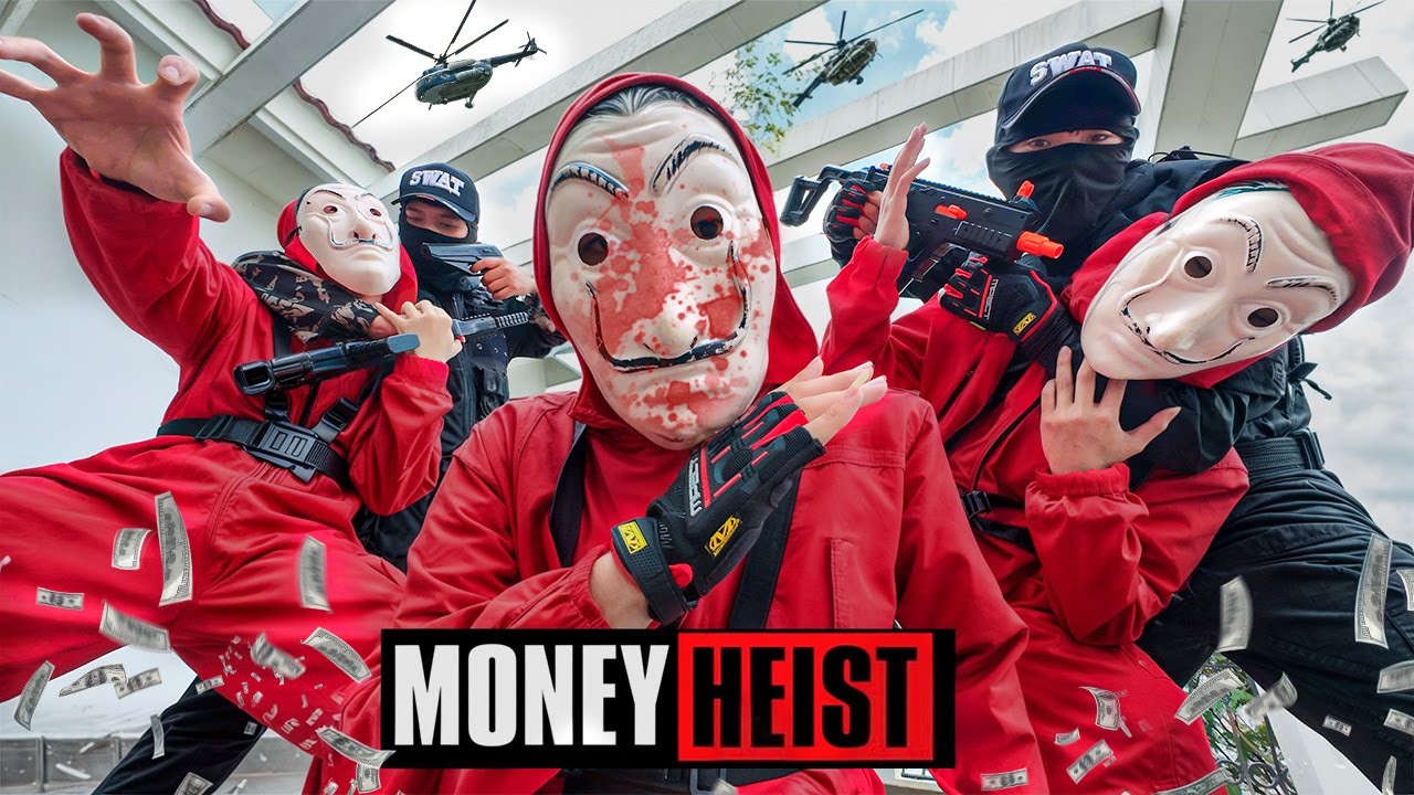 PARKOUR VS MONEY HEIST! 6 | ESCAPE from POLICE, BAD GUYS Won't SURVIVE (BELLA CIAO REMIX) | Epic POV