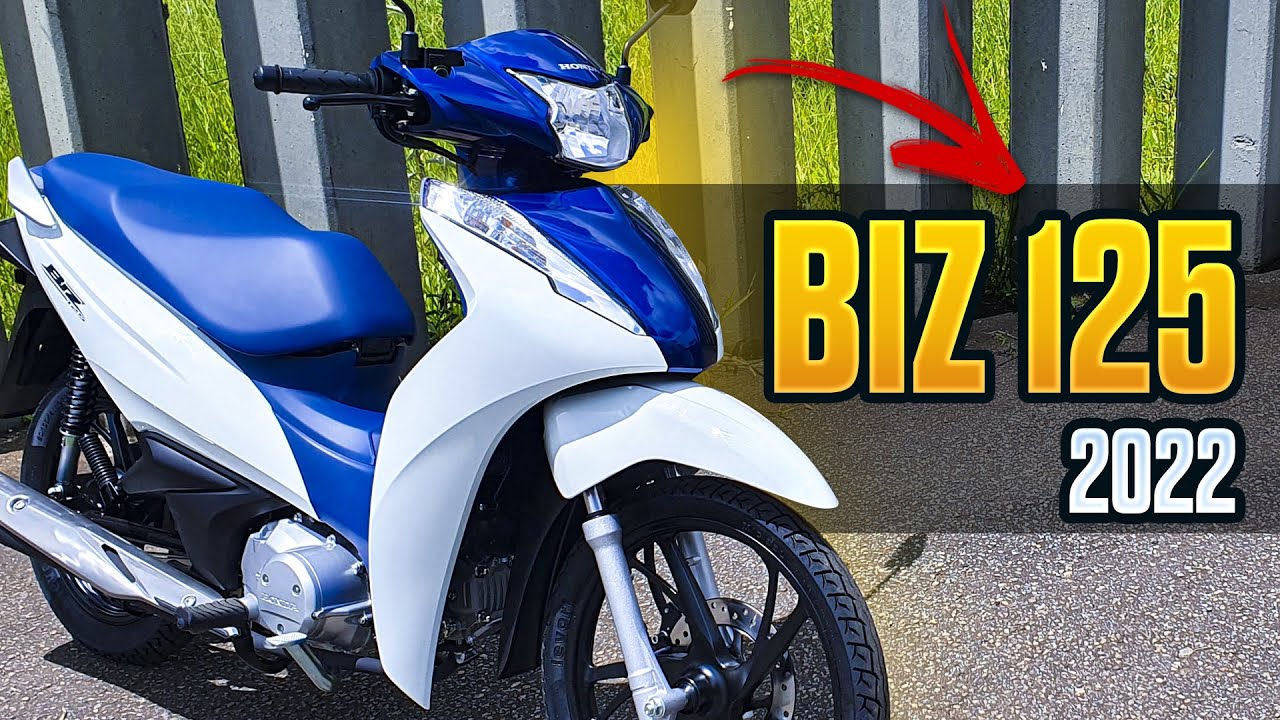 Biz 125 2022 Branca e Azul | Avaliação Completa (Nova Cor! Painel, Design, Ficha Técnica e Mais!)