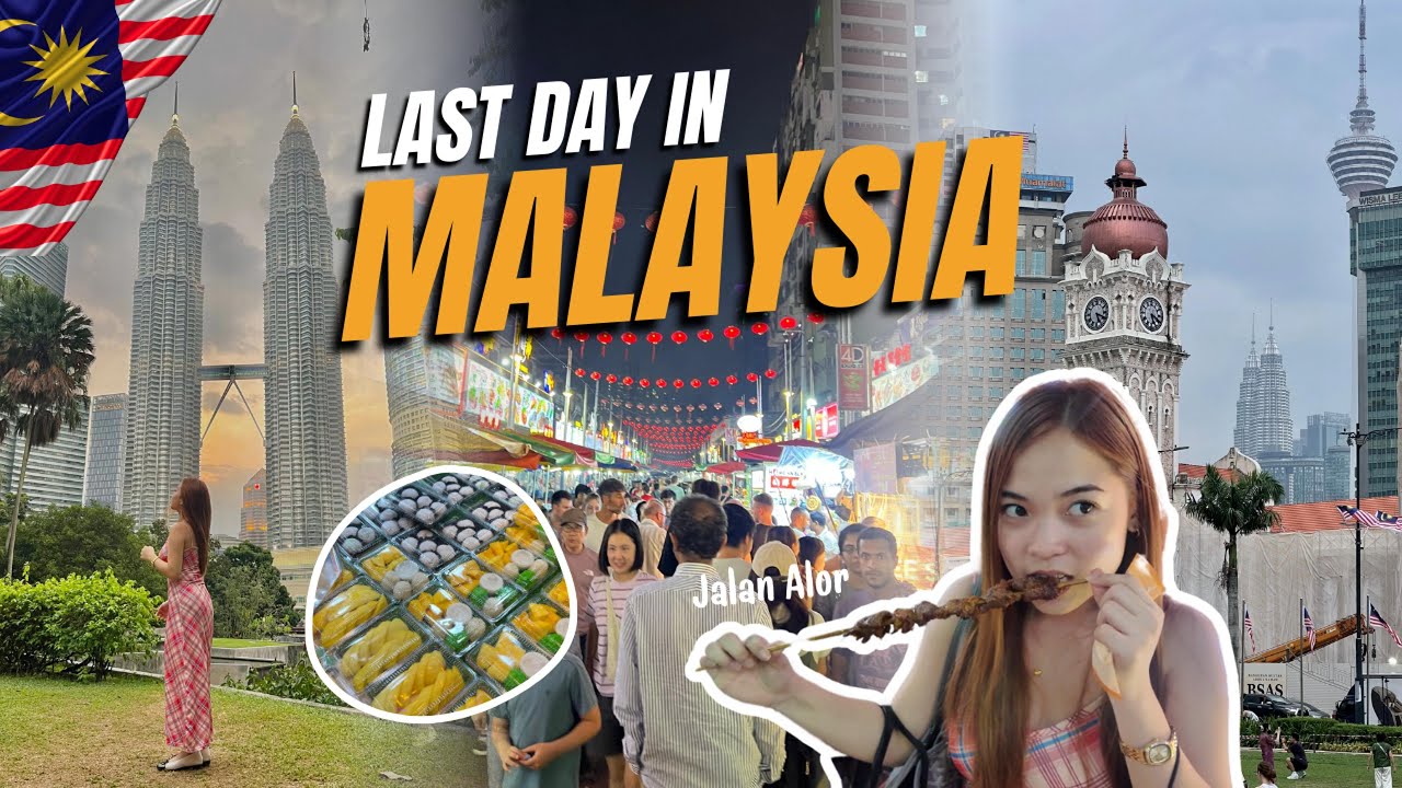 Kuala Lumpur, Malaysia Travel VLOG | Day 4: Merdeka Square, KLCC Park, Jalan Alor