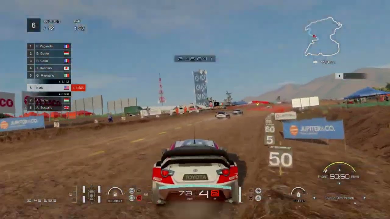 Racing a Toyota 86 GR.B Rally Car on Fishermans Ranch