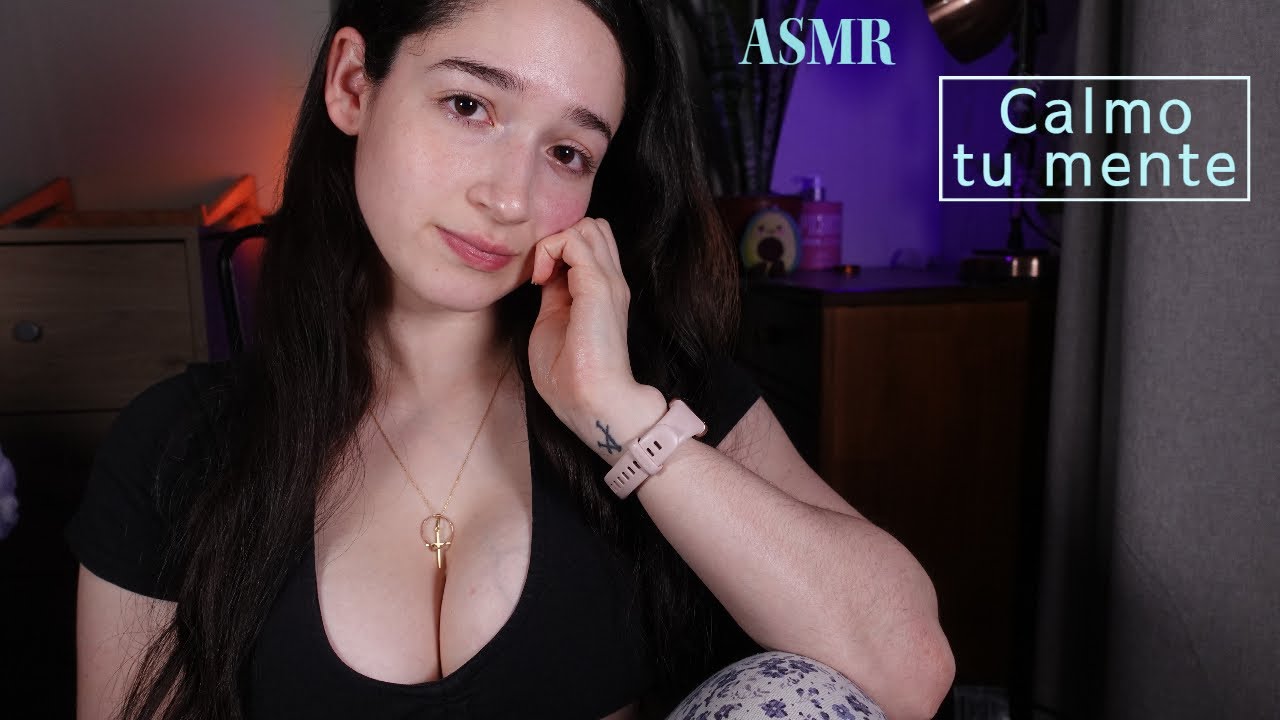 ASMR | Calmo tu mente y te ayudo a DORMIR | Caricias, respiraciones profundas, visuales...🌙