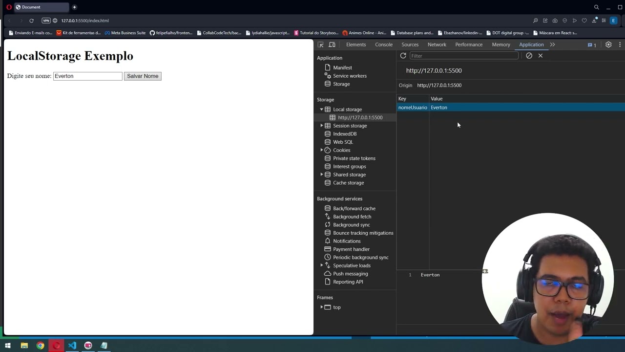 Como usar o localStorage para Armazenamento Local no Navegador