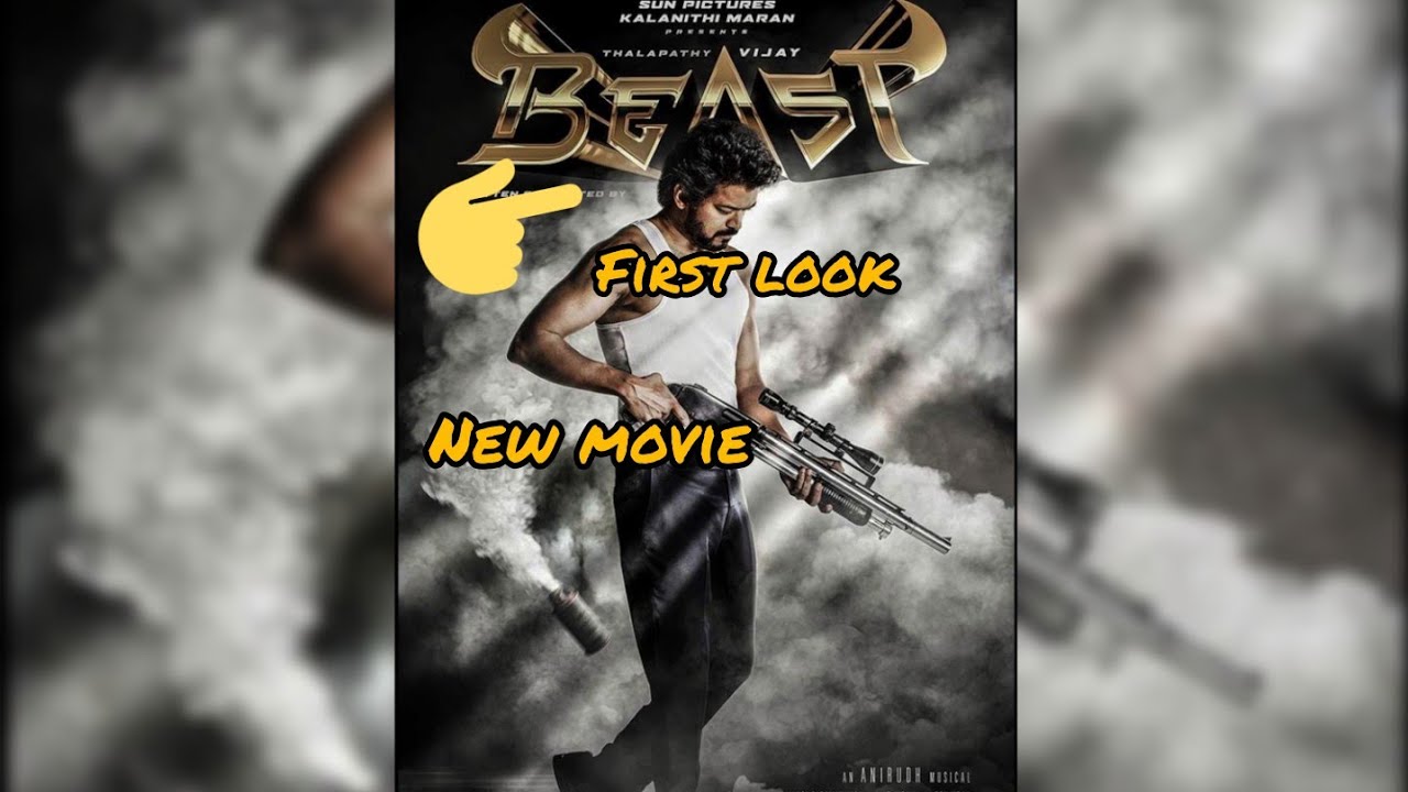 Beast - Thalapathy 65 First Look Motion Poster  Whatsapp Status Full Screen 4K | Thalapathy Vijay