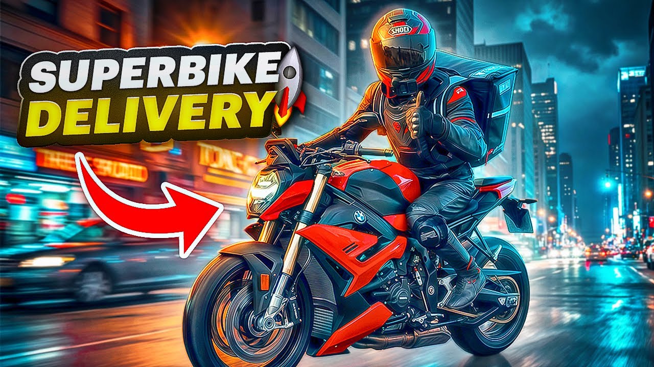 POV: World's Fastest Burger Delivery- BMW s1000R