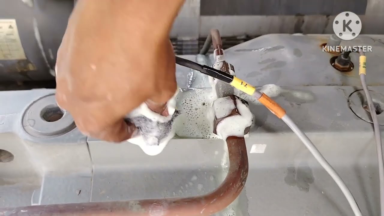 Carrier 30XA chiller leackage rectification works step by step.