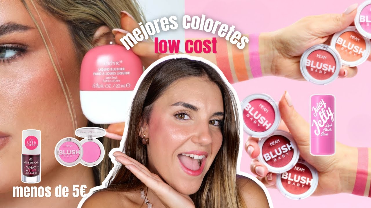 ¡LOS MEJORES COLORETES por menos de 5€! 💸✨ | Maquillaje Low Cost