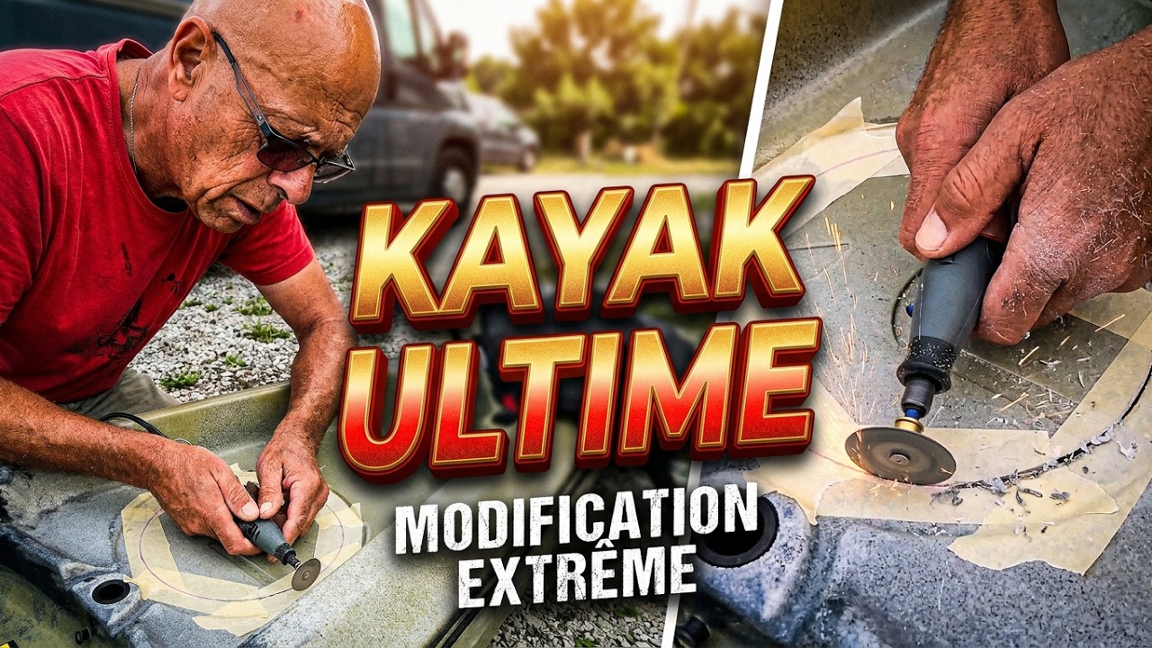 kayak de pêche, Hobie Mirage Compass 2019, installation des accessoires
