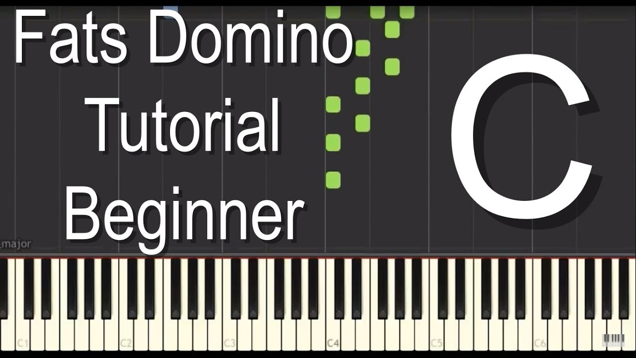 Fats Domino Piano Tutorial - Beginner