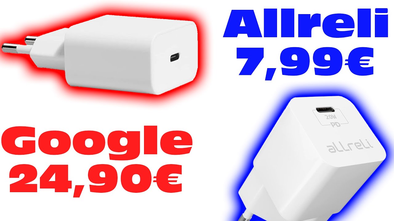 PowerDelivery (PD) 20W Ladegerät von Allreli schlägt das Google Original!