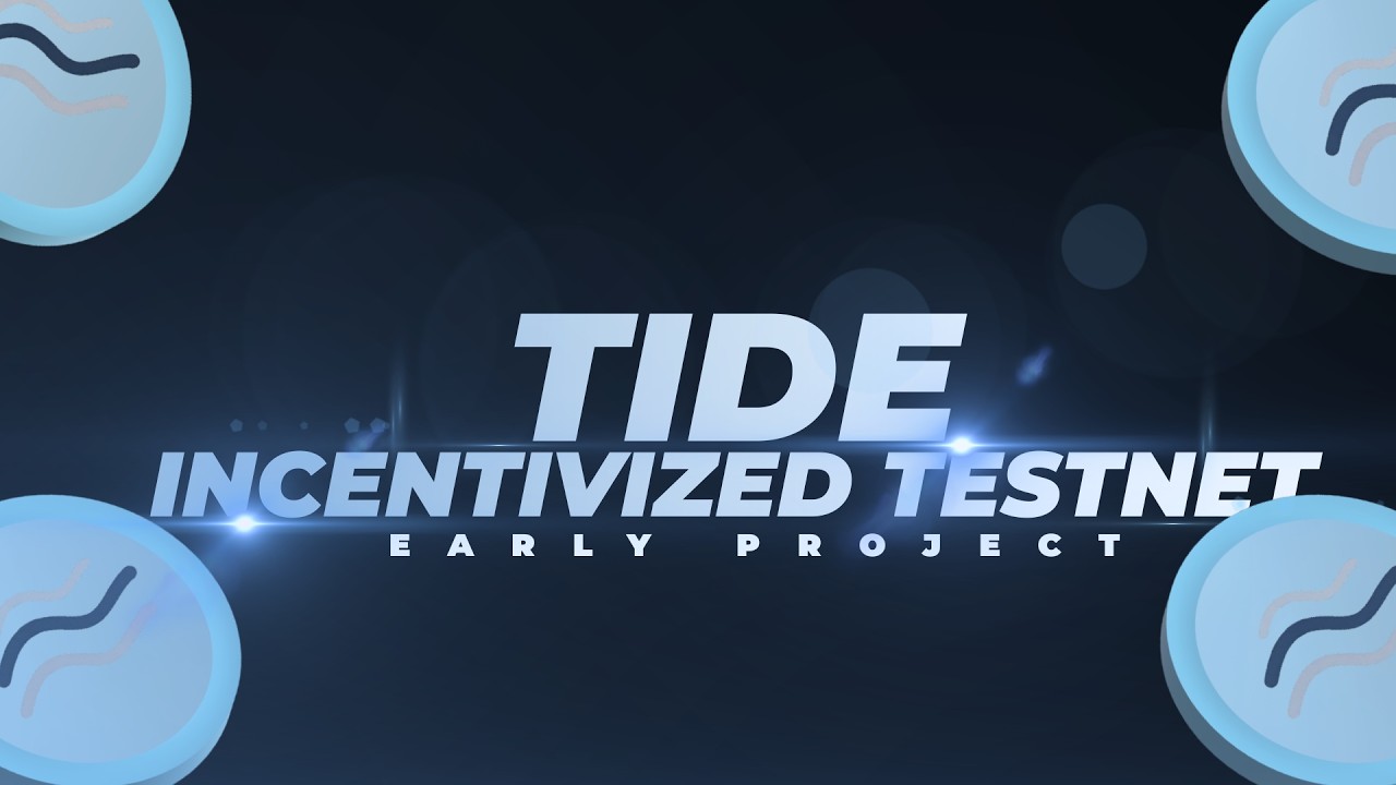 Tide Incentivized Testnet is now live on Sui | Earn Points for Tide airdrop | Early Project