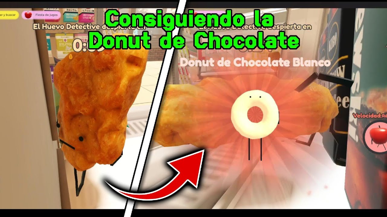 CONSEGUIMOS LA DONUT DE CHOCOLATE Y AL FIN TENEMOS LOS 9 ALIMENTOS !!!