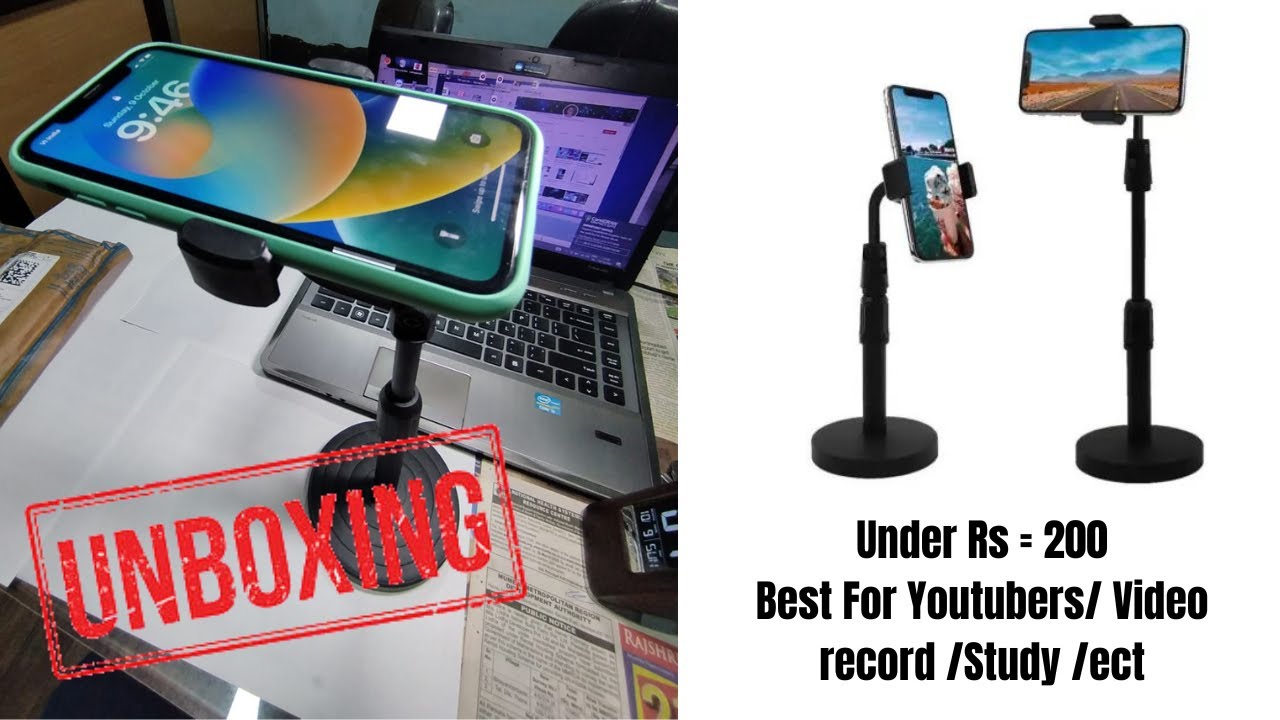 Mobile Stand Under 200 Rs For Video Recording | Casewilla Mobile Stand Holder From Flipkart Review