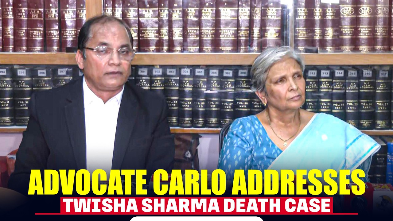 WATCH: Advocate Enosh George Carlo addresses Twisha Sharma death case & Bail ruling