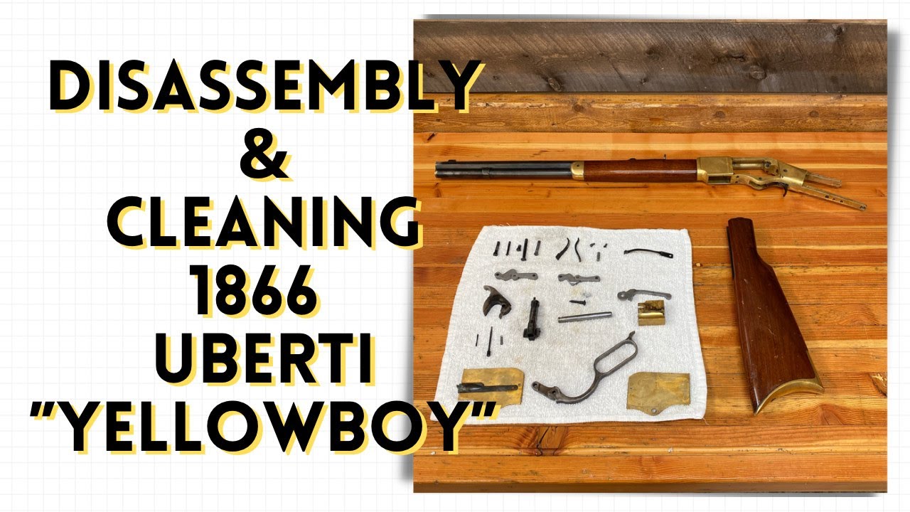 Разборка и чистка Uberti 1866 Yellowboy [Как сделать]