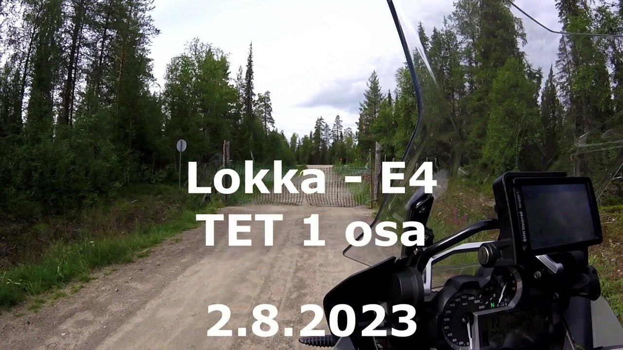 Lapin reissu 2023. Lokalta E4 tielle TET reittiä. TET1, lake Lokka leg.