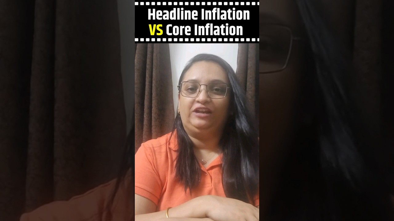 Headline Inflation vs Core Inflation | Shachi Mam #shorts #inflation #economics #ugcnetreexam