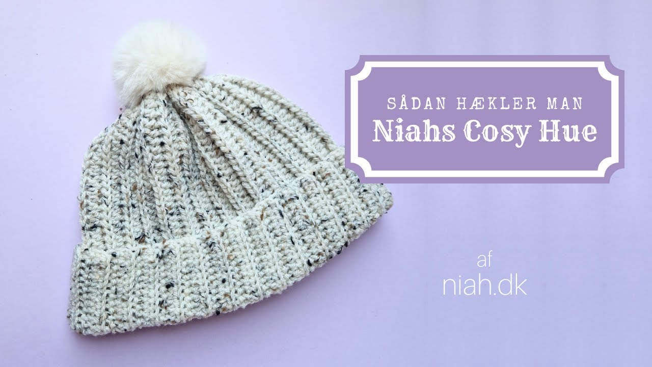Sådan hækler man Niahs Cosy Hue | Hækleopskrift | Niah Design