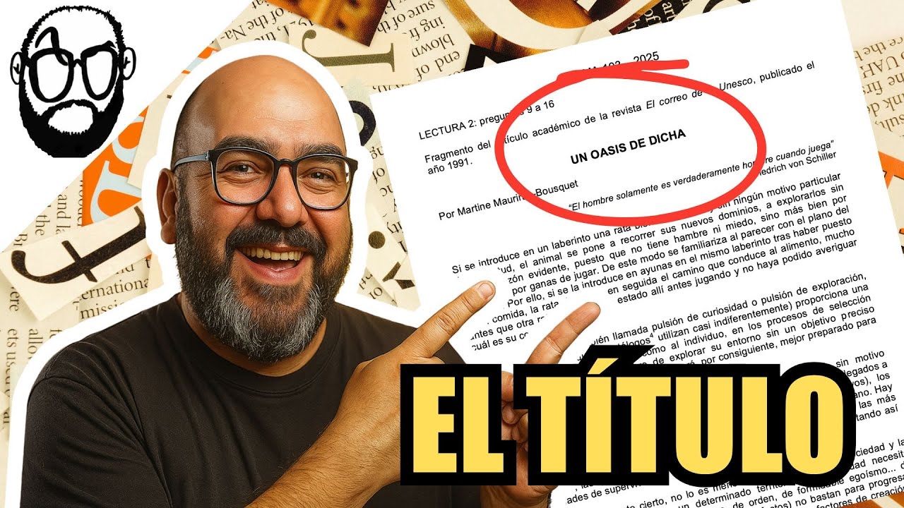 ☝️ ¿Ya LEÍSTE el TÍTULO? porque deja PISTAS 🔍 | PREPARACIÓN PAES en COMPETENCIA LECTORA