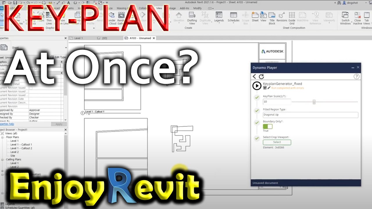 Key-plan Generator Dynamo_레빗 키플랜 자동생성기