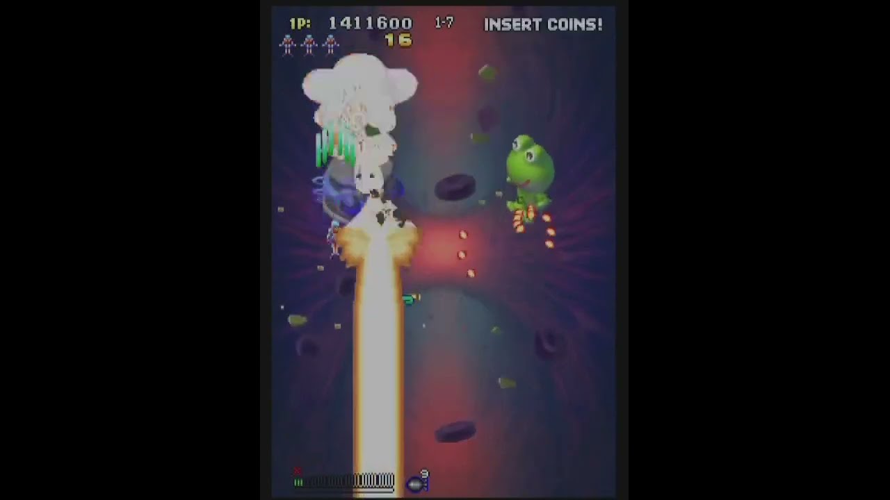 ガンバード2 タビア 2-ALL 476万pts ノーミスノーボム/Gunbird 2 Tavia 2-ALL 4.76 million pts no-miss no-bomb
