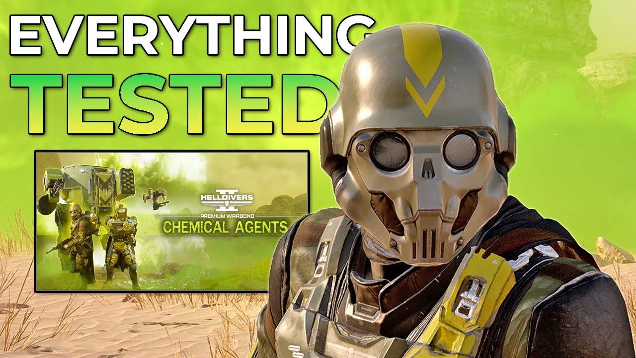 Helldivers 2 &ndash; I Tested EVERY New Item in the New Chemical Agents Warbond