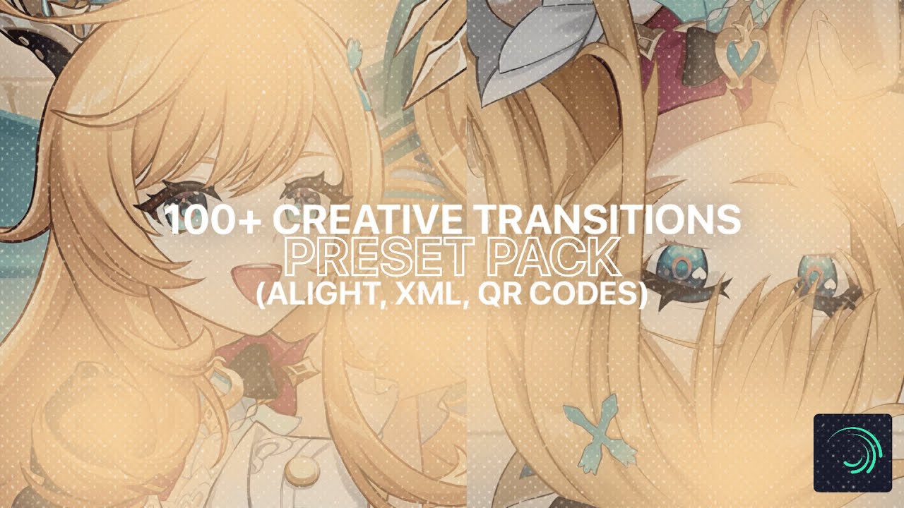 100+ Transitions Pack on Alight Motion