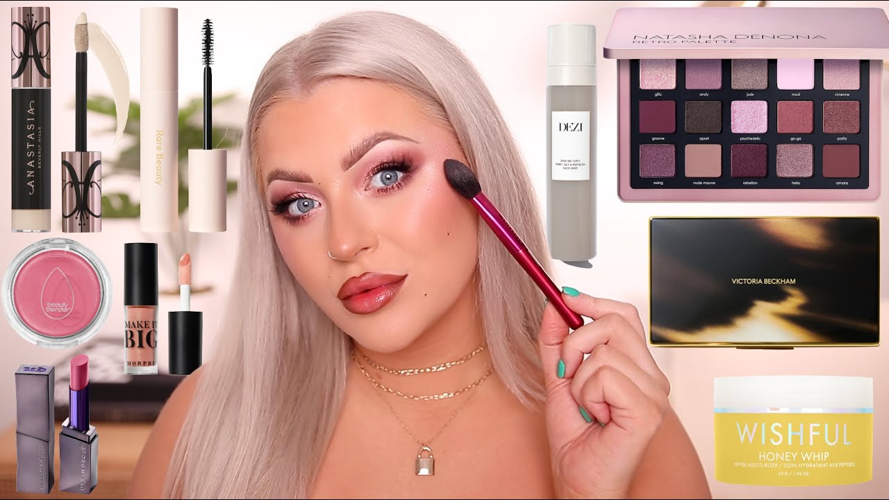 FULL FACE TRYING HOT NEW MAKEUP... SOME NEW FAVS!