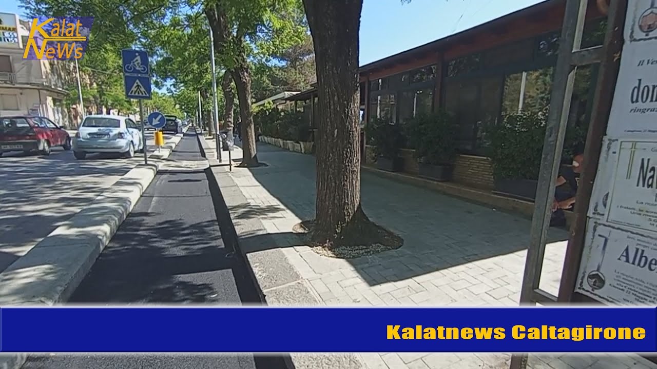 Caltagirone, pista ciclabile ripresa lavori e prolungamento verso via Roma sino al Giardino pubblico