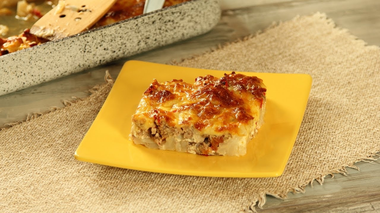 Мусака с карфиол и кайма