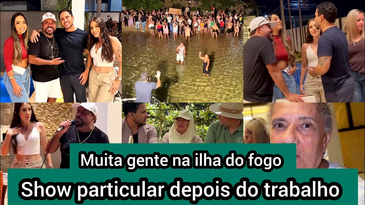 Lucas Guimarães termina as gravações e visita os amigos cantores junto com a equipe toda 