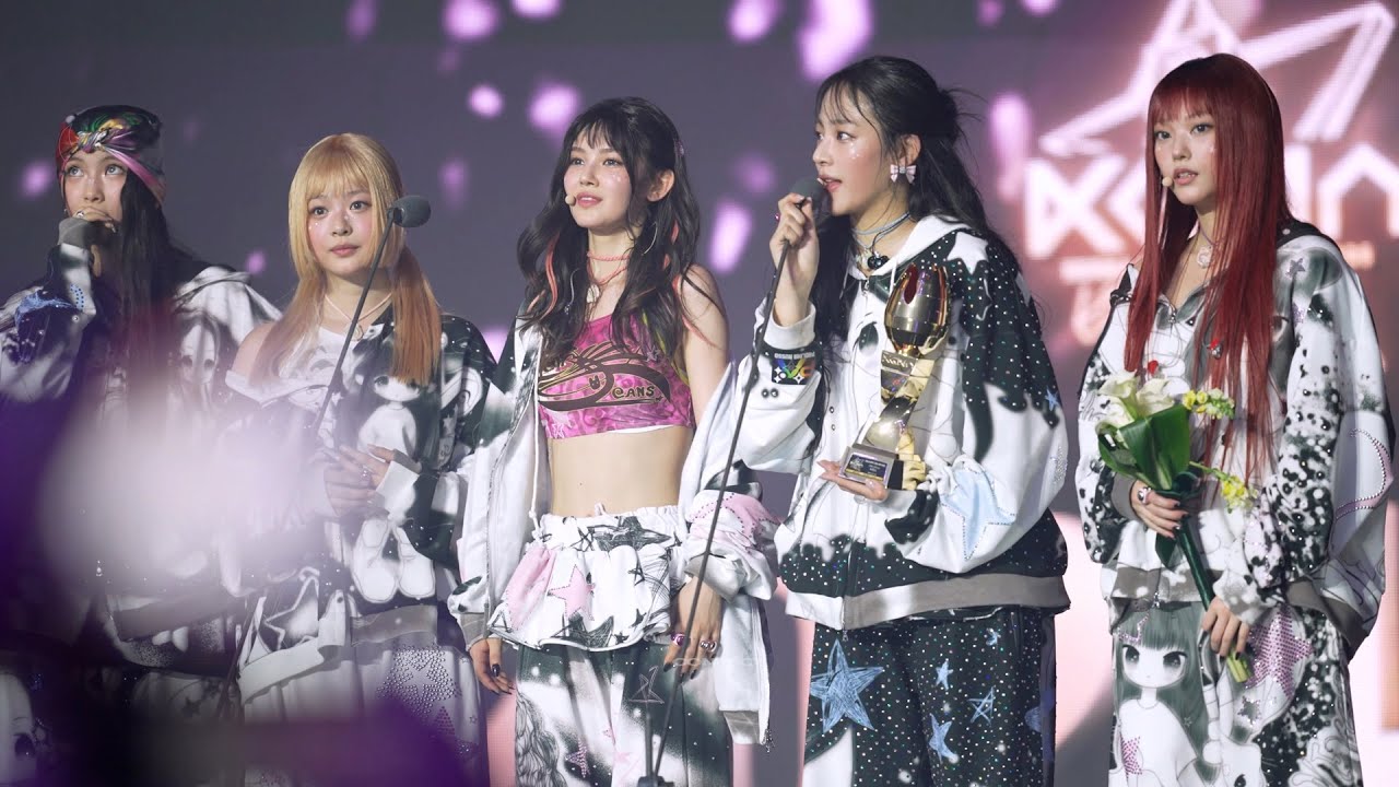 뉴진스 민지 KGMA 수상소감 4k (NEWJEANS MINJI FanCam) @ KGMA 241116