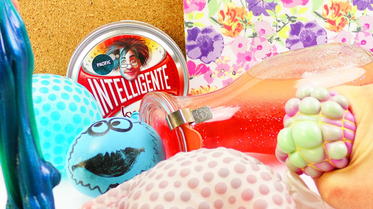 6 DIY Ideen gegen Stress | Orbeez Ball, Squeezy Mash Ball, Knete + Anleitung Antistressflasche